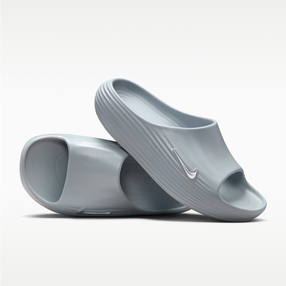 Nike Gray Slide Sandals